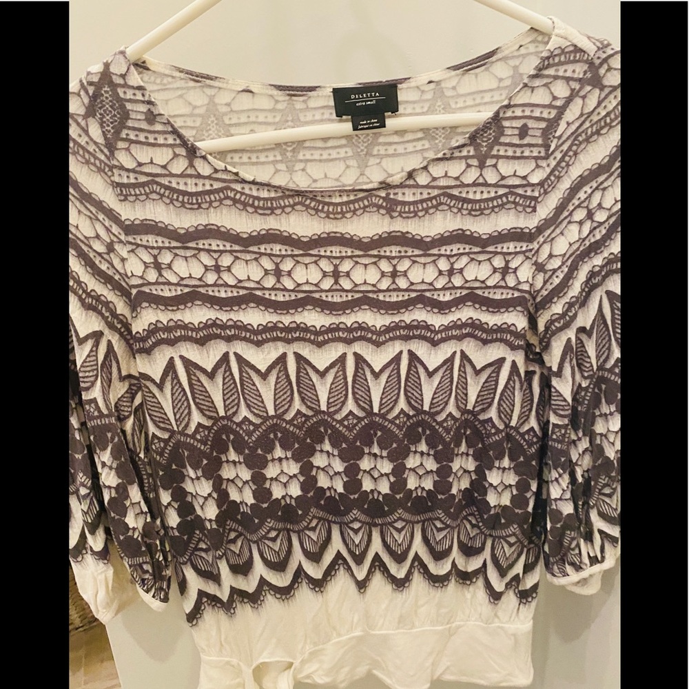 Women’s‎ Delletta Anthropologie extra small  top